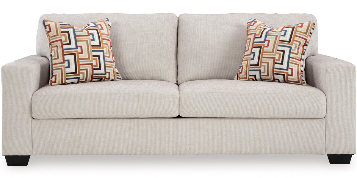 MORIZA Beige 85" Wide Queen Sofa Sleeper
