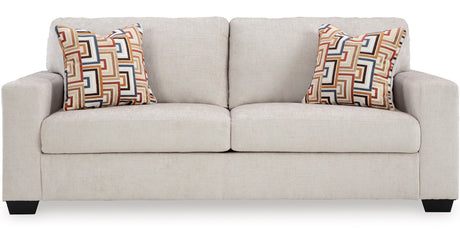 MORIZA Beige 85" Wide Queen Sofa Sleeper