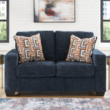 MORIZA Ink Blue 62" Wide Loveseat