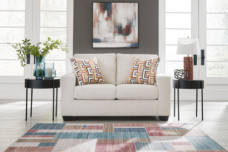 MORIZA Beige 62" Wide Loveseat