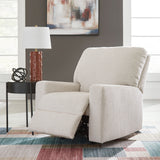 MORIZA Beige 34" Wide Rocker Recliner