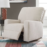 MORIZA Beige 34" Wide Rocker Recliner