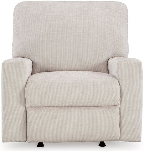 MORIZA Beige 34" Wide Rocker Recliner