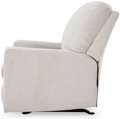 MORIZA Beige 34" Wide Rocker Recliner