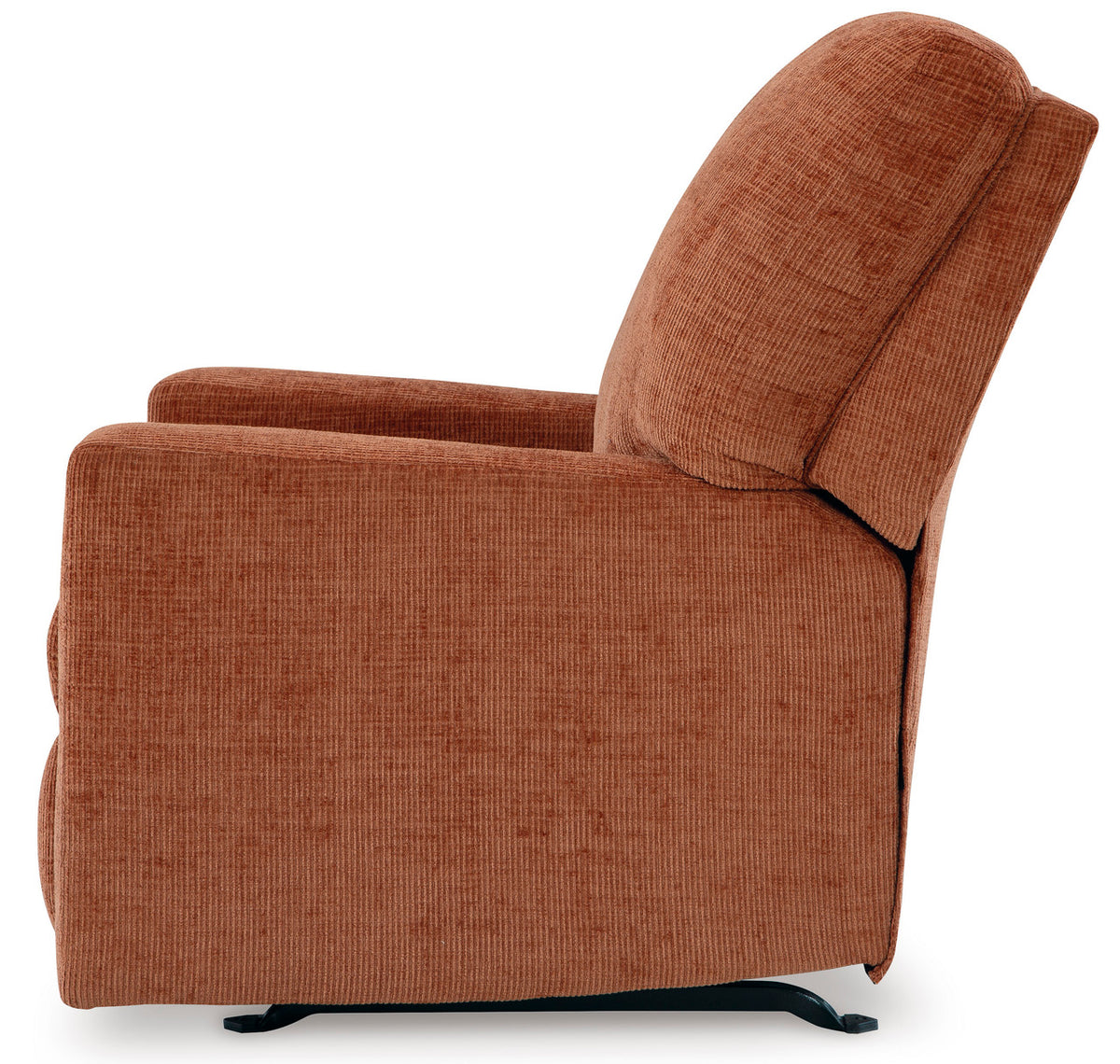 MORIZA Spice Orange 34" Wide Rocker Recliner