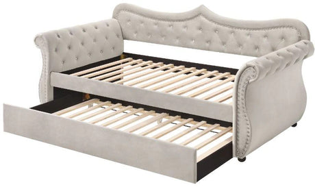 MADISON Beige Daybed with Trundle