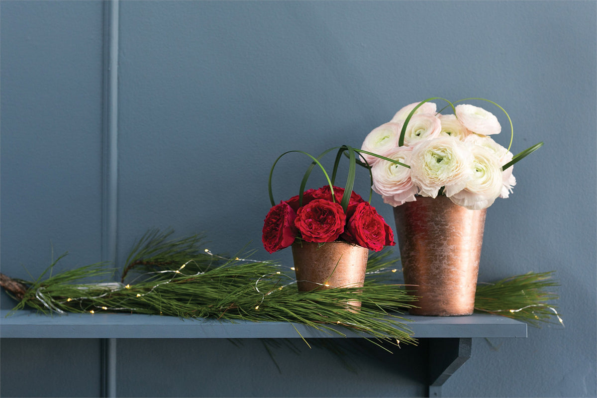 Maisha Rose Gold  Small Vase
