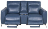 MARCELO Top-Grain Leather Power Reclining Sofa & Loveseat
