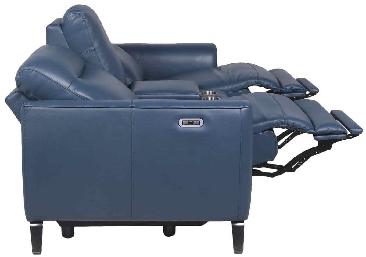 MARCELO Top-Grain Leather Power Reclining Sofa & Loveseat