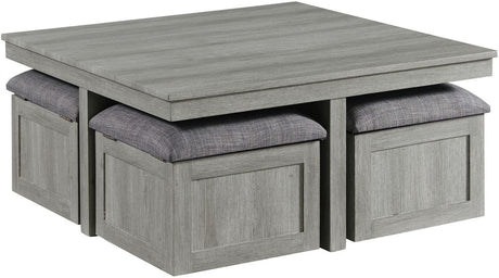 MARIANO Coffee Table with Stools