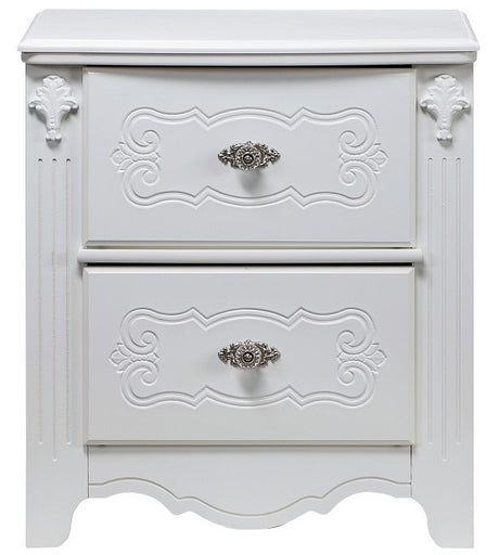 MARIE White 23" Wide Night Stand