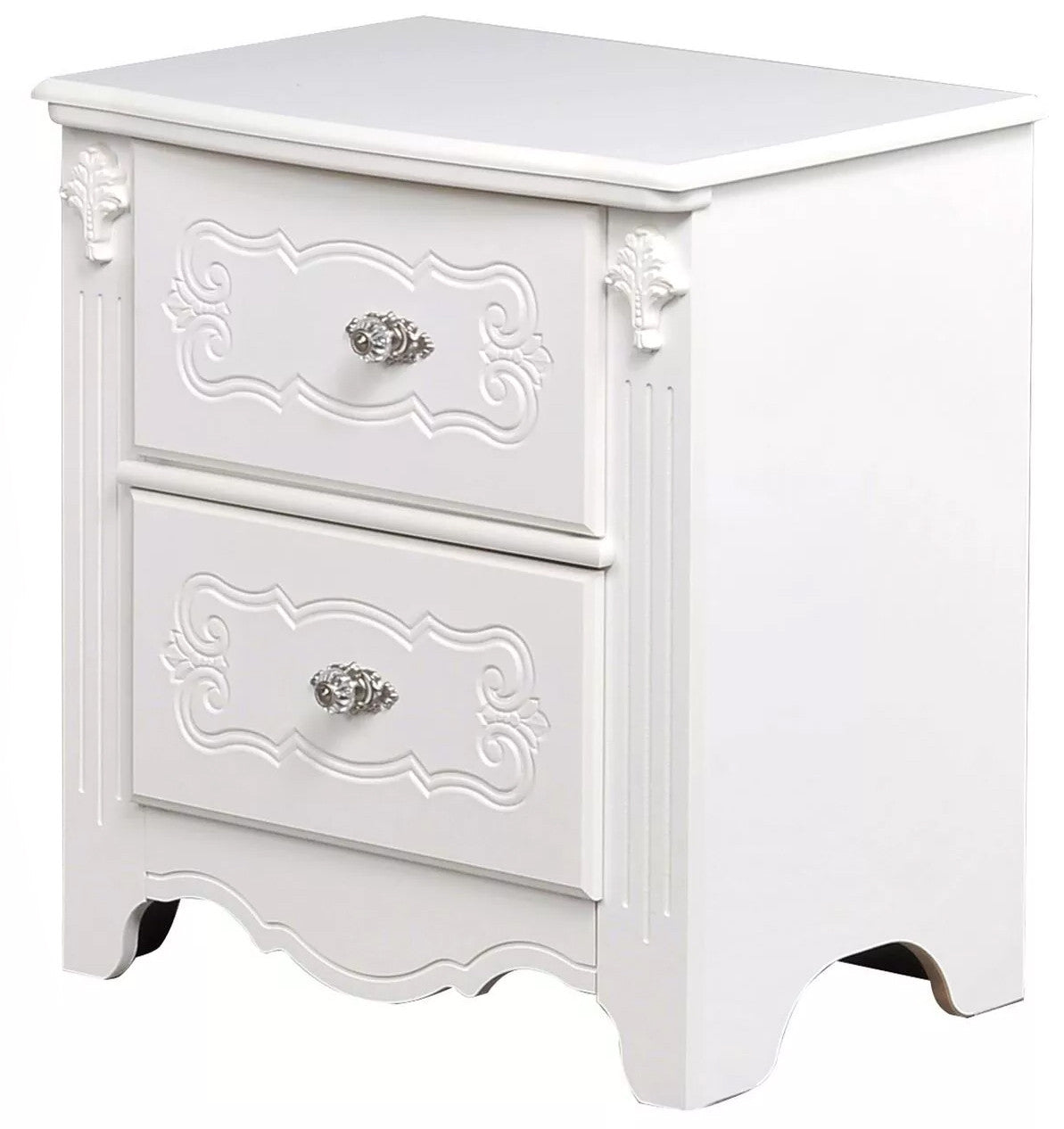 MARIE White 23" Wide Night Stand