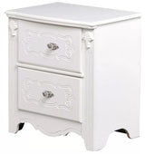 MARIE White 23" Wide Night Stand