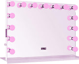 Marilyn 46" Wide Vanity Mirror with LED Lights, USB Ports, Speakers