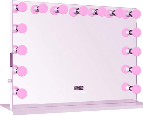 Marilyn 46" Wide Vanity Mirror with LED Lights, USB Ports, Speakers