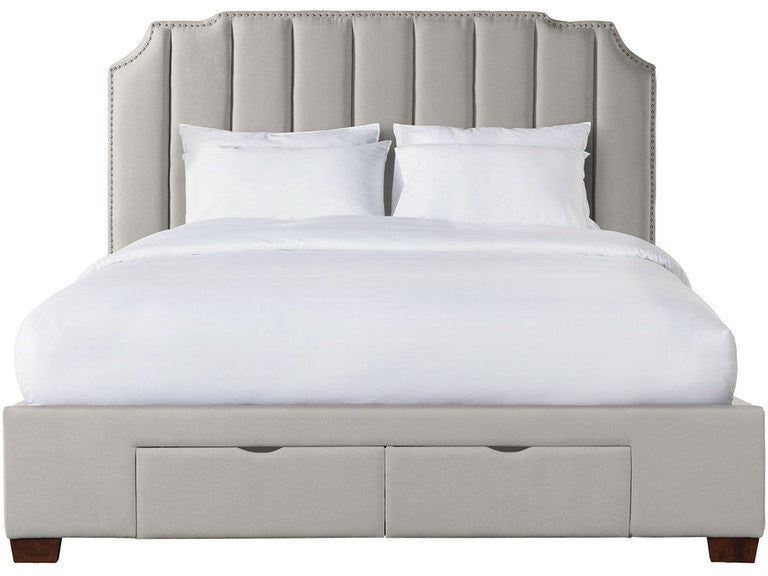MARINKA Gray Storage Bed