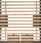 PAULA Brown Storage Bed