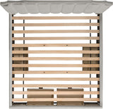 MARINKA Beige Storage Bed