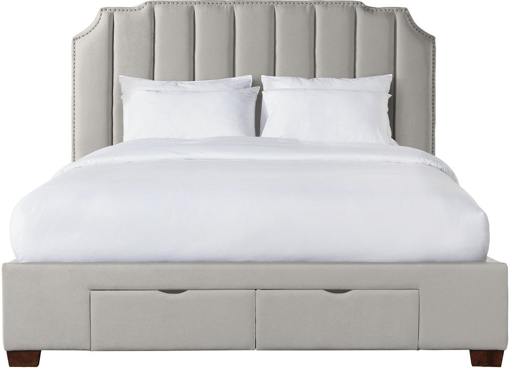MARINKA Beige Storage Bed