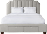 MARINKA Beige Storage Bed