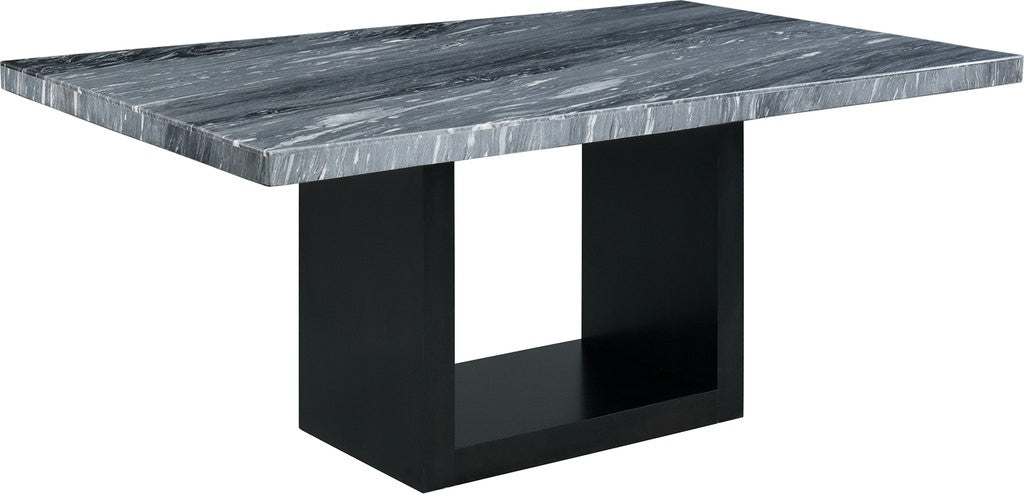 MARIYA Marble Gray 7-PC Dining Set
