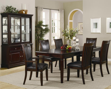 Massey Rich Walnut 7 Pc Dining Set