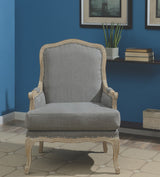 MATEO Gray Accent Chair