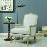 MATEO Beige Accent Chair