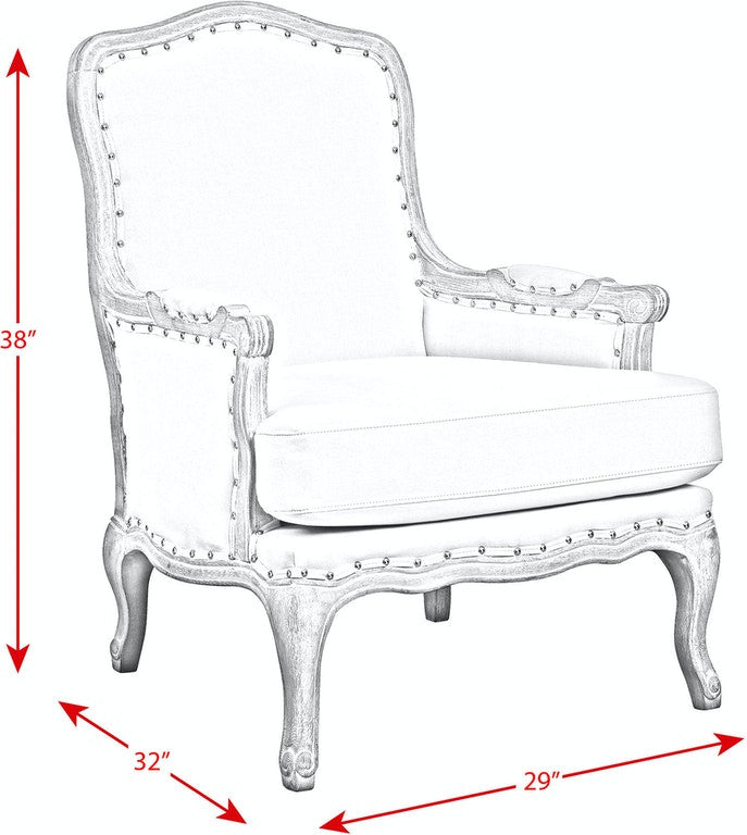 MATEO Beige Accent Chair