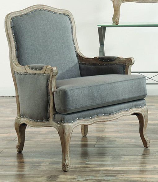 MATEO Gray Accent Chair