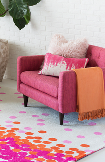 Merilin Pink Designer Pillow