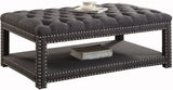 Mero Dark Gray Small Bench