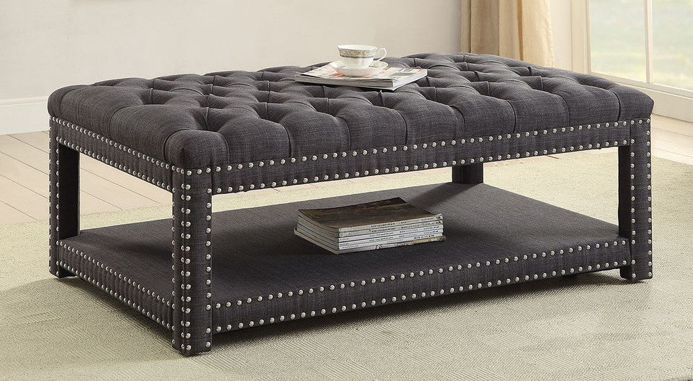 Mero Dark Gray Wide Bench