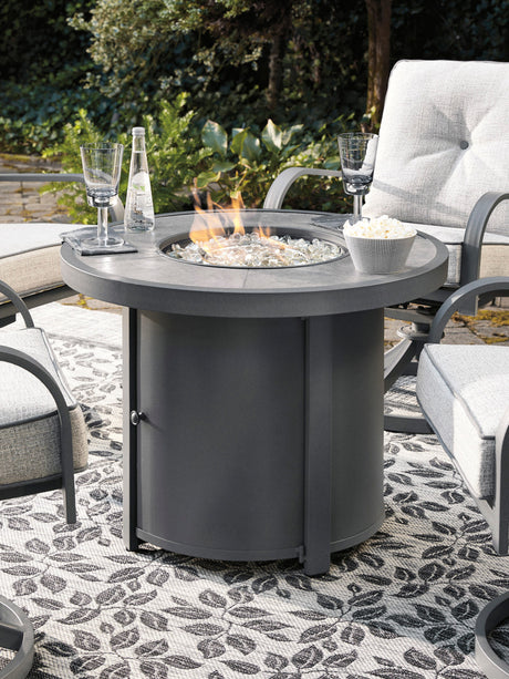 MESTINA 5 Piece Fire Pit Patio Set