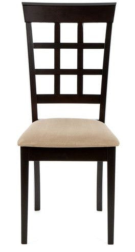 MEYER Dark Brown 17" Wide Dining Chair