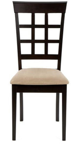 MEYER Dark Brown 17" Wide Dining Chair