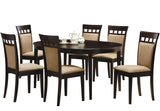 MEYER Upholstered 7 Piece Dining Set