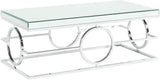 MICHELLE Mirrored 47" Wide Coffee Table