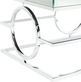MICHELLE Mirrored 22" Wide End Table