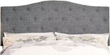 Midor Gray Headboard Bed