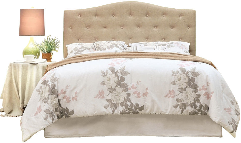 Midor Ivory Headboard Bed