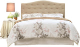 Midor Ivory Headboard Bed