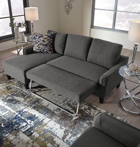 JERICO Gray 84" Wide Sectional Sleeper