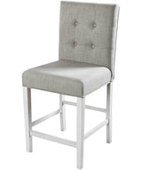 MIRAVISTA Antique White 20" Wide Counter Chair