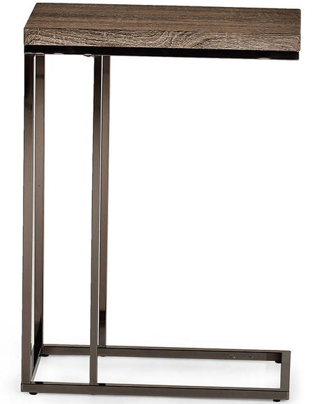 MODANI Taupe Chairside End Table