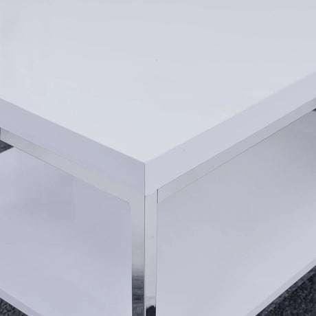 MODANI White 47" Wide x 24" Depth Coffee Table