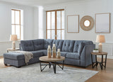 NANDRI Blue 115" x 91" Sectional