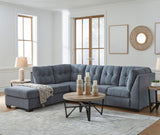 NANDRI Blue 115" x 91" Sectional