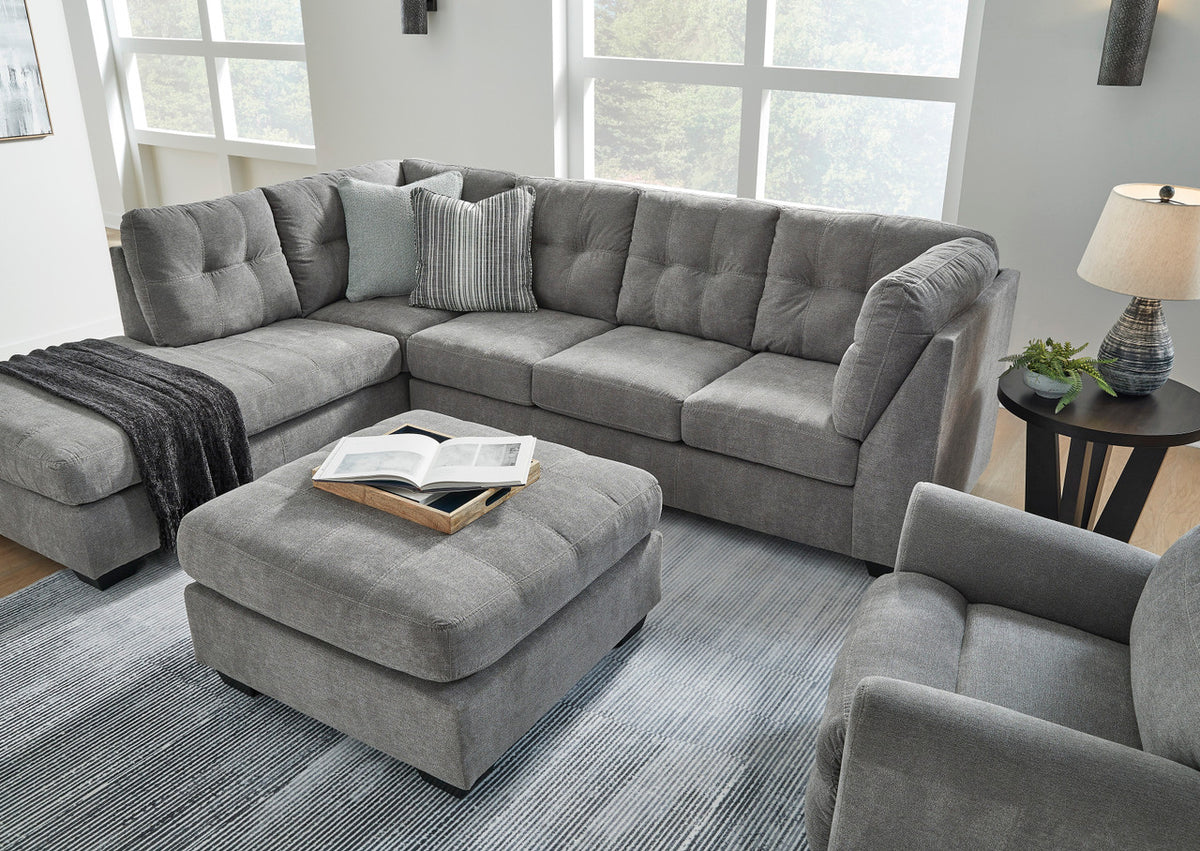 NANDRI Gray 115" x 91" Sectional