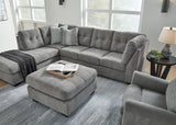 NANDRI Gray 115" x 91" Sectional